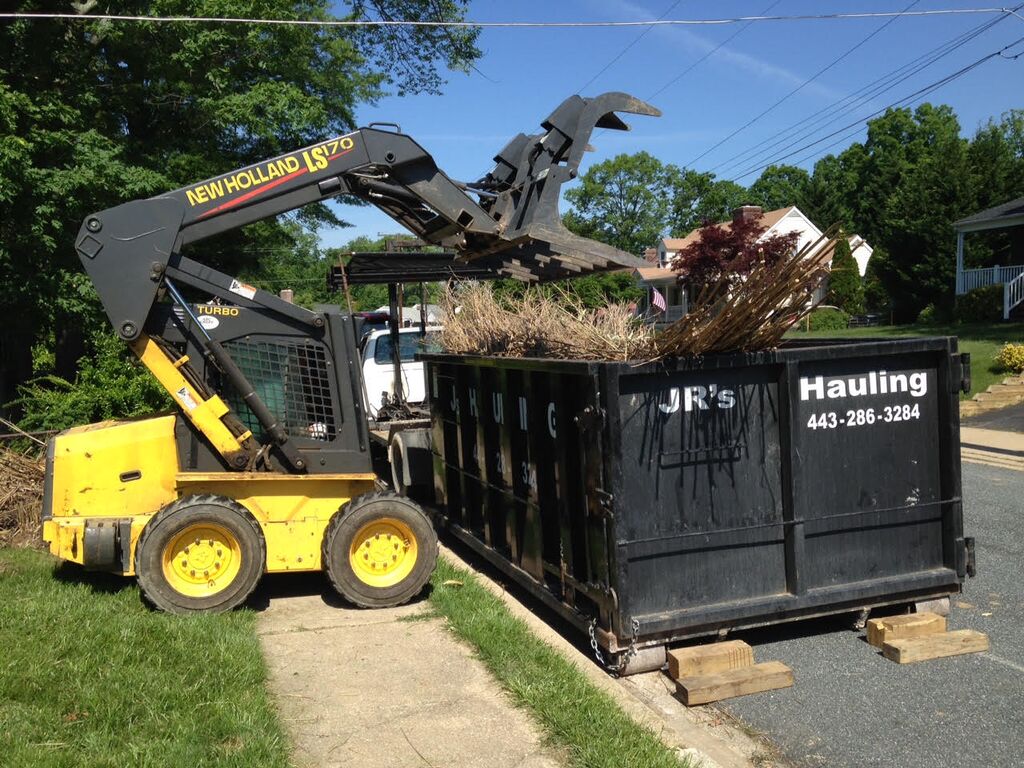 Baltimore County Dumpster Rental, Harford County Junk Removal JR's Hauling and Roll Off Service
