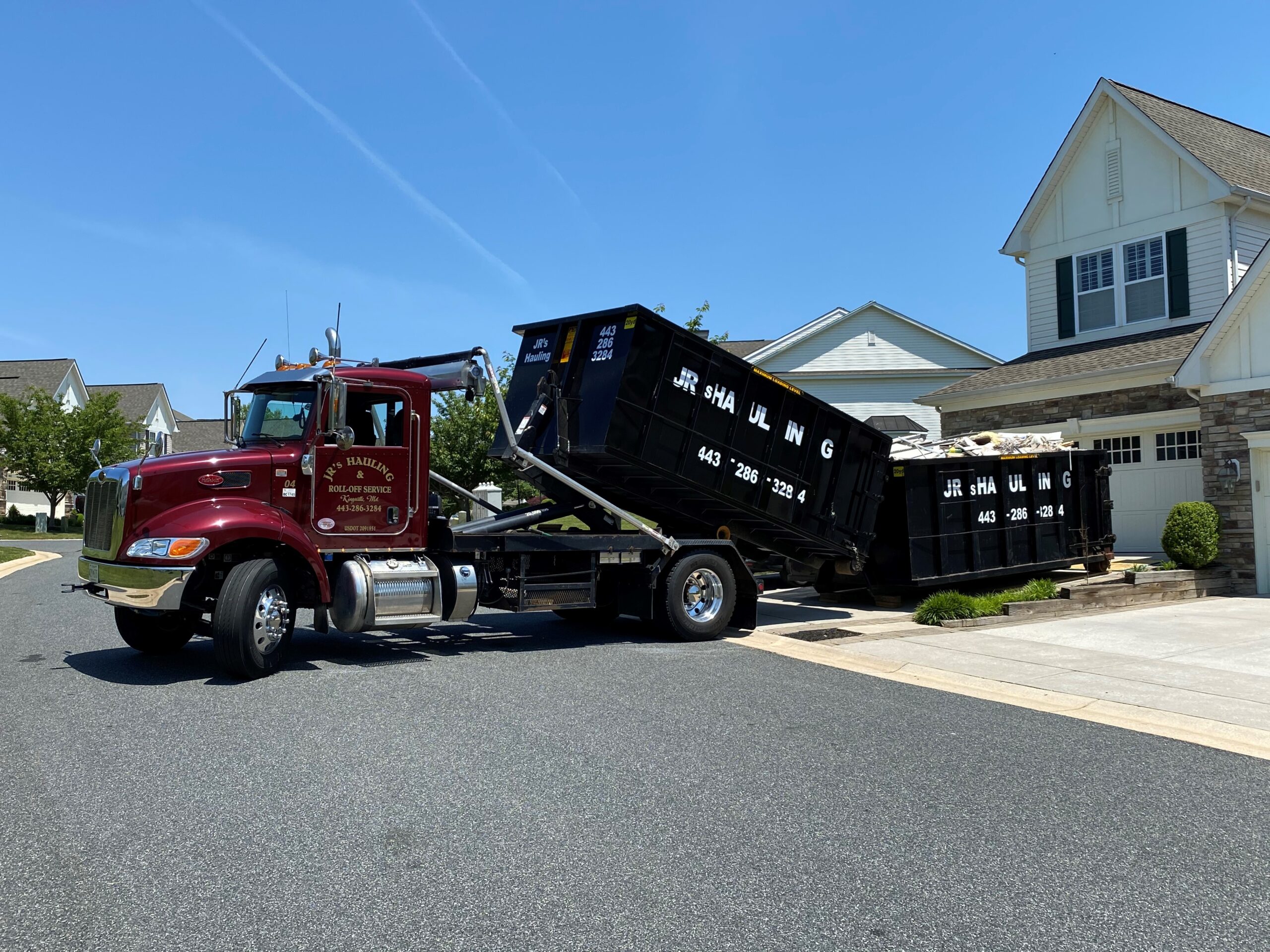 Residential dumpster rental Baltimore MD - JRS DUMPSTER RENTAL