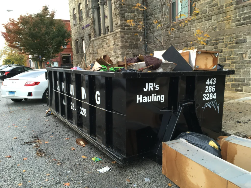 residential-roll-off-dumpsters - JRS DUMPSTER RENTAL accepted dumpster items construction debris flooring wood Maryland container